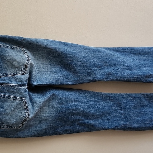 CAbi Classic Blue Denim Jeans with Button Accents - Picture 3 of 3